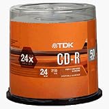 Cheap TDK CDR24CB50 50 pack of 8 CM CDR24 Discs