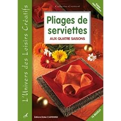 Pliage de serviettes aux quatre saisons