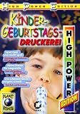 Kindergeburtstags-Druckerei, 1 CD-ROM Für Windows 95, 98, 2000, ME, NT 4, XP. Einladungen u. Tischkarten selbst gestalten. Viele tolle Spielideen für jedes Wetter. Viele Back- u. Kochrezepte