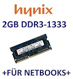 Mihatsch & Diewald / Hynix Arbeitsspeicher 1 x 2 GB 204 pin DDR3-1333 SO-DIMM (1333Mhz, PC3-10600S, CL9, 204 pin) für Asus Netbook EEE PC 1001PXD + 1005PX + 1011PX + 1015B + 1015BX + 1015PD + 1015PN + 1015PED + 1015PEM + 1016P + 1016P + 1016PG + 1215N + 1215PN + R011PX + R101D + R105D + T101MT + X101 + X101H + Lamborghini VX6