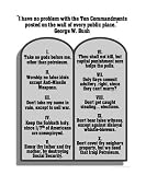 Bush's Ten Commandments