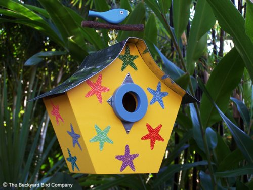 Rossos International - Retro Stars Birdhouse