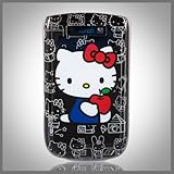 Hello Kitty Black Collage "Images" hard case cover for Blackberry Torch 980 ....