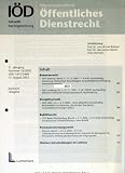 Informationsdienst öffentliches Dienstrecht
