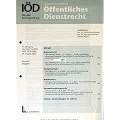 Informationsdienst �ffentliches Dienstrecht