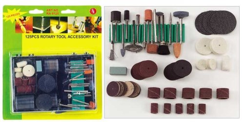 125 pc Rotary Tool Kit