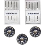 Sewing Essentials, 10 Sewing Machine Needles & Bobbins Set