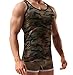 Ouye Men's Camouflage Tank Top Vest Medium