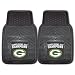 Green Bay Packers Super Bowl XLV Champions Duty 2-Piece Vinyl Car Mats 18"x27"