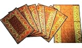 An Elegant Decorative Table Runner 18 * 12 Inches With 6 Place Mats Hand Woven With Silk Brocades & Embroidery All With Traditional Ethnic Designs Home Decor Birthday Gift Idea For her