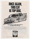 1990 Mercury Cougar IMSA Race Car Top Dog Print Ad (24383)