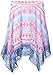 Amy Byer Girls' Big Print Hanky Hem Skirt with Border