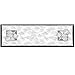 Heritage Lace Woodland Table Runner, 14 in x 60 in, Ecru