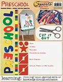 Cardstock Sport/School Stickers 8-1/2X11 Sheet-Preschool