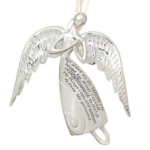 Seasons of Cannon Falls Serenity Prayer Angel Ornament Seasons of Cannon Falls Serenity Prayer Angel Ornament