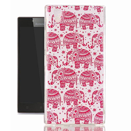 For Lenovo P70 , Cute Style Ultra Thin Soft Flexible Silicone TPU Protective Skin Back Case Cover for Lenovo P70 5.0"