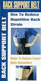 Back Brace Support Weight Lifting Belt w/ Suspenders ~ Extra Large Size Fits Waist from 38