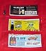 25 Coupon Sleeves Pages for Binders 3 pockets CLEAR