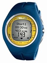 POLAR Fitness-Computer F11, blue gold