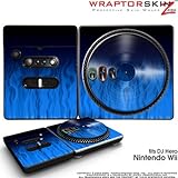 DJ Hero Skin Fire Blue fits Nintendo Wii DJ Heros (DJ HERO NOT INCLUDED)