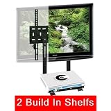 Buy Mount World 1024D LCD LED Plasma TV Wall Mount with build in 2 tier shelf of Cable...