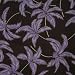 Capri Pants - Typhoon Women's Hawaiian Aloha Cropped Pants in Black with Purple Trees - M