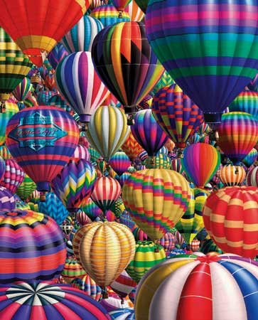 Childrens Toyshop  Toys : Hot Air - Balloons Jigsaw Puzzle 1000pc