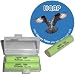HQRP THREE Rechargeable Batteries compatible with Mighty Bright Triple LED Book Light plus Coaster