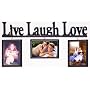 Newview R187-34 Wood Frame, Live Laugh Love