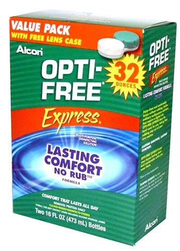 Buy Alcon Optifree Express Value Pack 32 Oz with Free Lens Case by Alcon now!