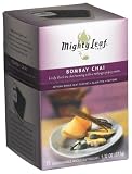 Mighty Leaf Tea, Bombay Chai, Tea Bags, 15-Count Box, Biodegradable Whole Leaf Pouches (Pack of 3)
