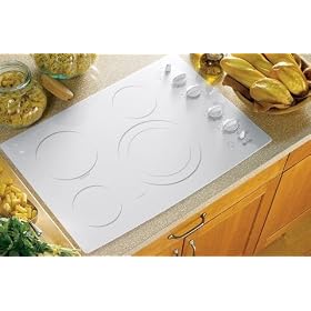 GE PP912TMWW ProfileTM 30" Built-In CleanDesign Electric Cooktop5: Appliances