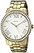 GUESS Women's U0329L2 Dazzling Oversized Gold-Tone Watch with Roman Numerals & Genuine Crystals