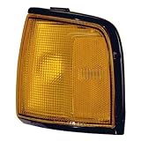 Honda Isuzu Replacement Corner Light Assembly (Black) - Driver Side 