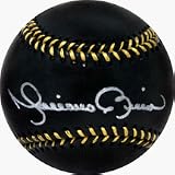Mariano Rivera Autographed Official MLB Black Leather Baseball (Signed in Silver)
