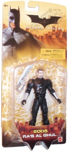  DC Batman Year 2005 Movie Series "Batman Begins" 5-1/2 Inch Tall Action Figure - Ra's Al Ghul with Sword Gauntlet