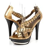 Michael Antonio Montclair Heels Gold 5.5 Gold