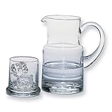 Badash Crystal 24 oz Manhattan Glass & Pitcher Set