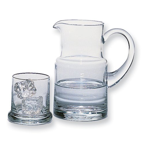 Badash Crystal 24 oz Manhattan Glass & Pitcher Set