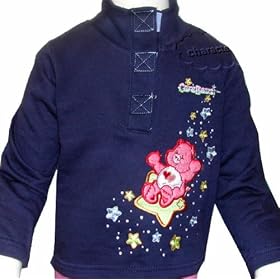 Care Bears Embroidered Navy Blue Sweatshirt Size 2T