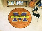 Michigan Wolverines Basketball Floor Rug Mat