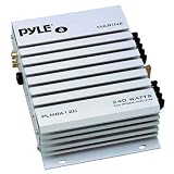 PYLE PLMRA120 240-Watt 2-Channel Waterproof Marine/Car Amplifier