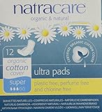 Natural Ultra Pads, Super with Wings, 12 Pads, Natracare