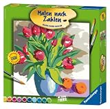 Eigenschaften Ravensburger 29456 / Ravensburger 29456 - Malen nach Zahlen, Tulpenfrische, 30x30 cm