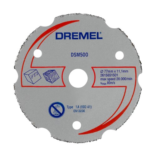  Dremel S500 Disque bois/plâtre pour DSM200 77 mm