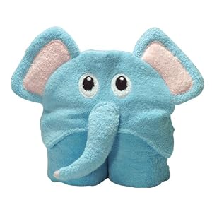 Pickles-Nummy-Animals-100-Percent-Cotton-Hooded-Towel-Bunny-27X54-