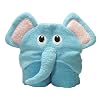 Pickles Nummy Animals 100-Percent Cotton Hooded Towel, Elephant, 27X54"