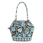 Vera Bradley Angle Tote in Java Blue