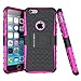 iPhone 6s Case, BUDDIBOX [Wave Belt Series] Slim Belt Clip Holster Rugged Durable Protective Case with Kickstand for Apple iPhone 6 and 6s, (Pink)
