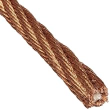 Loos Bronze Wire Rope, 6x42 Fiber Core